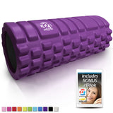 321 STRONG Foam Roller - Medium Density Deep Tissue Massager for Muscle Massage and Myofascial Trigger Point Release, with 4K eBook