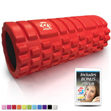 321 STRONG Foam Roller - Medium Density Deep Tissue Massager for Muscle Massage and Myofascial Trigger Point Release, with 4K eBook