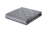 Hypnoser Weighted Blanket 15 lbs 48"x72" for Kids and Adults | Breathable Material for 100-150 lbs Individual,Fits Twin or Full Size Beds (Dark Grey)