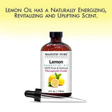 Majestic Pure Lemon Oil, Therapeutic Grade, Premium Quality Lemon Oil, 4 Ounces