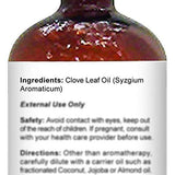 Majestic Pure Clove Essential Oil- Pure and Natural, Therapeutic Grade Clove Oil - 4 Ounces