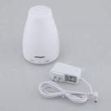 URPOWER 2nd Version Essential Oil Diffuser Aroma Essential Oil Cool Mist Humidifier with Adjustable Mist Mode,Waterless Auto Shut-Off and 7 Color LED Lights Changing for Home (White)