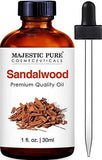 Majestic Pure Sandalwood Oil - Premium Quality Fragrance Oil - 1 fl oz