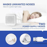 White Noise Machine, AVANTEK Sound Machine for Sleeping, 20 Non-Looping Soothing Sounds with High Quality Speaker & Memory Function, 30 Levels of Volume and 7 Timer Settings