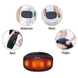 Comfier Heating Pad for Back Pain - Heat Belly Wrap Belt with Vibration Massage, Fast Heating Pads with Auto Shut Off, for Lumbar, Abdominal, Leg Cramps Arthritic Pain Relief