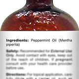 Majestic Pure Peppermint Essential Oil, Pure and Natural, Therapeutic Grade Peppermint Oil, 4 fl. oz.