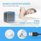 White Noise Machine, AVANTEK Sound Machine for Sleeping, 20 Non-Looping Soothing Sounds with High Quality Speaker & Memory Function, 30 Levels of Volume and 7 Timer Settings