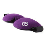 Sleep Mask by Bedtime Bliss - Contoured & Comfortable With Moldex Ear Plug Set. Includes Carry Pouch for Eye Mask and Ear Plugs - Great for Travel, Shift Work & Meditation (Black)