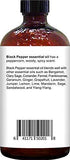 Majestic Pure Black Pepper Essential Oil, Pure and Natural with Therapeutic Grade, Premium Quality Black Pepper Oil, 4 fl. oz.