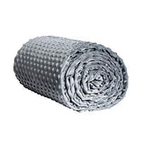 Isilila Glass Weighted Blanket 36" x 48" 5 lbs - Heavy Blanket 100% Cotton Material Provide Comfortable Sleep Quality for Kids (Gray, 36"x48", 5 lbs)
