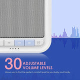 White Noise Machine, AVANTEK Sound Machine for Sleeping, 20 Non-Looping Soothing Sounds with High Quality Speaker & Memory Function, 30 Levels of Volume and 7 Timer Settings