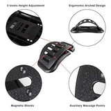 Elevtab Back Stretching Device - 14 Massage Points and 3 Adjustable Height Settings - Lower and Upper Back Pain Relief Relax Mate Spine Pain Relief Chiropractic(Black)