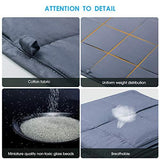 Isilila Glass Weighted Blanket 36" x 48" 5 lbs - Heavy Blanket 100% Cotton Material Provide Comfortable Sleep Quality for Kids (Gray, 36"x48", 5 lbs)