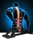 Multi-Level Back Stretching Device,Back Massager Lumbar Support Stretcher Spinal Pain Relieve Back Pain Muscle Pain Relief