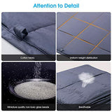 Isilila Glass Weighted Blanket 36" x 48" 5 lbs - Heavy Blanket 100% Cotton Material Provide Comfortable Sleep Quality for Kids (Gray, 36"x48", 5 lbs)