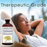 Majestic Pure Frankincense Essential Oil, Pure and Natural, Frankincense Oil, 4 fl. oz.