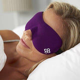 Sleep Mask by Bedtime Bliss - Contoured & Comfortable With Moldex Ear Plug Set. Includes Carry Pouch for Eye Mask and Ear Plugs - Great for Travel, Shift Work & Meditation (Black)