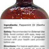 Majestic Pure Peppermint Essential Oil, Pure and Natural, Therapeutic Grade Peppermint Oil, 4 fl. oz.