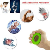 Hand Grip Strengthener, Finger Exerciser, Grip Strength Trainer (6 PCS)*New Material*Forearm Grip Workout, Finger Stretcher, Relieve Wrist Pain, Carpal Tunnel, Trigger Finger, Mallet Finger and More.