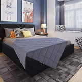Isilila Glass Weighted Blanket 36" x 48" 5 lbs - Heavy Blanket 100% Cotton Material Provide Comfortable Sleep Quality for Kids (Gray, 36"x48", 5 lbs)