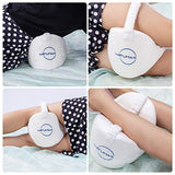 NATUMAX Knee Pillow for Side Sleepers - Sciatica Pain Relief - Back Pain, Leg Pain, Pregnancy, Hip and Joint Pain Memory Foam Leg Pillow + Free Sleep Mask and Ear Plugs