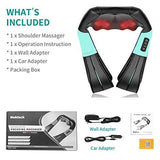 Shiatsu Neck and Back Massager with Soothing Heat, Nekteck Electric Deep Tissue 3D Kneading Massage Pillow for Shoulder, Leg, Body Muscle Pain Relief, Home, Office, and Car Use