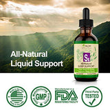 Natural Sleep Aid for Adults - Liquid Melatonin - Sleep Better, Deeper, Longer - Potent Herbal Supplement - Aids Sleeping, Provides Anxiety and Stress Relief - With Chamomile, L-Theanine - 48 Servings