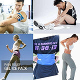 Ice Pack for Back Pain Relief/Cold Lower Back Brace w/Gel Pack for Lower Back Injuries, Sciatica, Coccyx, Scoliosis Herniated Disc - Adjustable Lumbar Support w/Hot Cold Therapy Wrap for Men Women