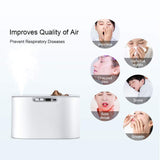 Mubarek MistAire Vaporizer Cool Mist Humidifier - Premium Humidifying Unit with 1L Water Tank - Whisper-Quiet Operation, Automatic Shut-Off and Night Light Function - Lasts Up to 12 Hours