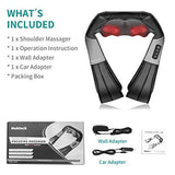 Shiatsu Neck and Back Massager with Soothing Heat, Nekteck Electric Deep Tissue 3D Kneading Massage Pillow for Shoulder, Leg, Body Muscle Pain Relief, Home, Office, and Car Use