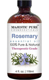 Majestic Pure Rosemary Essential Oil - Pure and Natural Aromatherapy Oil - Therapeutic Grade, 4 fl. oz.