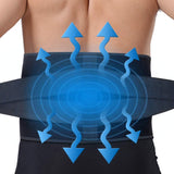 Ice Pack for Back Pain Relief/Cold Lower Back Brace w/Gel Pack for Lower Back Injuries, Sciatica, Coccyx, Scoliosis Herniated Disc - Adjustable Lumbar Support w/Hot Cold Therapy Wrap for Men Women