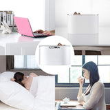 Mubarek MistAire Vaporizer Cool Mist Humidifier - Premium Humidifying Unit with 1L Water Tank - Whisper-Quiet Operation, Automatic Shut-Off and Night Light Function - Lasts Up to 12 Hours