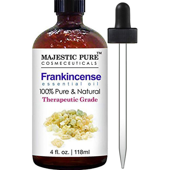 Majestic Pure Frankincense Essential Oil, Pure and Natural, Frankincense Oil, 4 fl. oz.