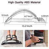 Magic Back Stretcher Lumbar Support Device - Back Pain Relief - 4 Adjustable Settings for Back Stretcher Device