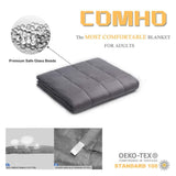 COMHO Weighted Blanket Cotton Heavy Blanket 20 lbs,60''x80'',Queen Size