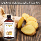 Majestic Pure Ginger Root Essential Oil, Pure and Natural with Therapeutic Grade, Premium Quality Ginger Root Oil, 4 fl. oz.