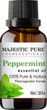 MAJESTIC PURE Aromatherapy Essential Oils Set, Includes Lavender, Peppermint, Lemongrass, Orange, Eucalyptus & Clove Oils - Pack of 6-10 ml each