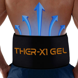 Back Pain Cold Reusable Ice Pack Belt Therapy For Lower Lumbar , Sciatic Nerve Pain Relief Degenerative Disc Disease Coccyx Tailbone Pain Reusable Gel Flexible Medical Grade