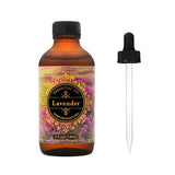 SUNPIN Lavender Essential Oil,100% Pure Premium Therapeutic Grade Fragrant Aroma Oil with Glass Eye Dropper,Perfect for Diffusers,Aromatherapy,Relaxation(4 Fl Oz/118ml)