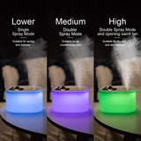 Mubarek MistAire Vaporizer Cool Mist Humidifier - Premium Humidifying Unit with 1L Water Tank - Whisper-Quiet Operation, Automatic Shut-Off and Night Light Function - Lasts Up to 12 Hours