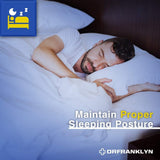 Dr. Franklyn's Posture Assistant Backboard 24x19x1 - Compact Portable Bunkie Board - Promotes Sleep & Spinal Aid for Beds & Mattresses