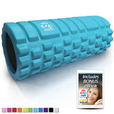 321 STRONG Foam Roller - Medium Density Deep Tissue Massager for Muscle Massage and Myofascial Trigger Point Release, with 4K eBook