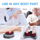 Papillon Back Massager with Heat,Shiatsu Back and Neck Massager with Deep Tissue Kneading,Electric Back Massage Pillow for Back,Neck,Shoulders,Legs, Foot,Body Muscle Pain Relief,Use at Home,Car,Office