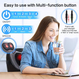 Papillon Back Massager with Heat,Shiatsu Back and Neck Massager with Deep Tissue Kneading,Electric Back Massage Pillow for Back,Neck,Shoulders,Legs, Foot,Body Muscle Pain Relief,Use at Home,Car,Office