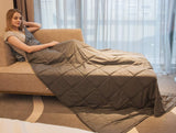 COMHO Weighted Blanket Cotton Heavy Blanket 20 lbs,60''x80'',Queen Size
