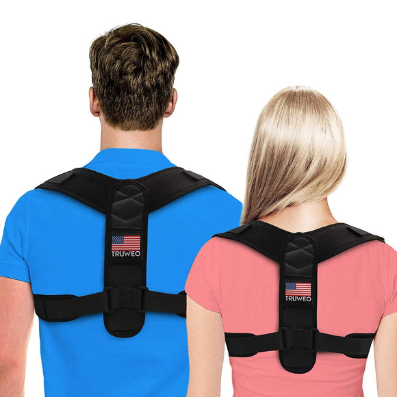 Posture Corrector For Men And Women - Adjustable Upper Back Brace For Clavicle Support and Providing Pain Relief From Neck, Back and Shoulder (Universal)