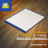 Dr. Franklyn's Posture Assistant Backboard 24x19x1 - Compact Portable Bunkie Board - Promotes Sleep & Spinal Aid for Beds & Mattresses