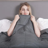 COMHO Weighted Blanket Cotton Heavy Blanket 20 lbs,60''x80'',Queen Size