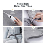 XXX-Large Electric Heating Pad for Neck and Shoulders, Heating Pad for Back Pain with Auto Off, ETL Certified, FDA Registered, 6 Temperature Settings, Fast Heating, 25" x 32", Dark Gray